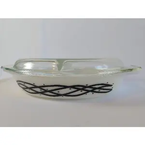 Pyrex Divided Casserole Dish with Lid