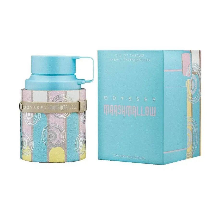 Armaf Odyssey Marshmallow Gourmand Edition Unisex EDP Perfume (3.4 oz/100 ml Single Item) - Versatile Wear, Colorful Packaging, Sweet & Airy Top Notes, Candy-Flavored, Aromatic, Musk, Scented Unisex Fragrance
