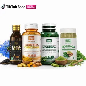 Al-Taqwa Herbal Health Bundle  Black Seed Oil, Turmeric Curcumin & Moringa Capsules + Leaf Powder
