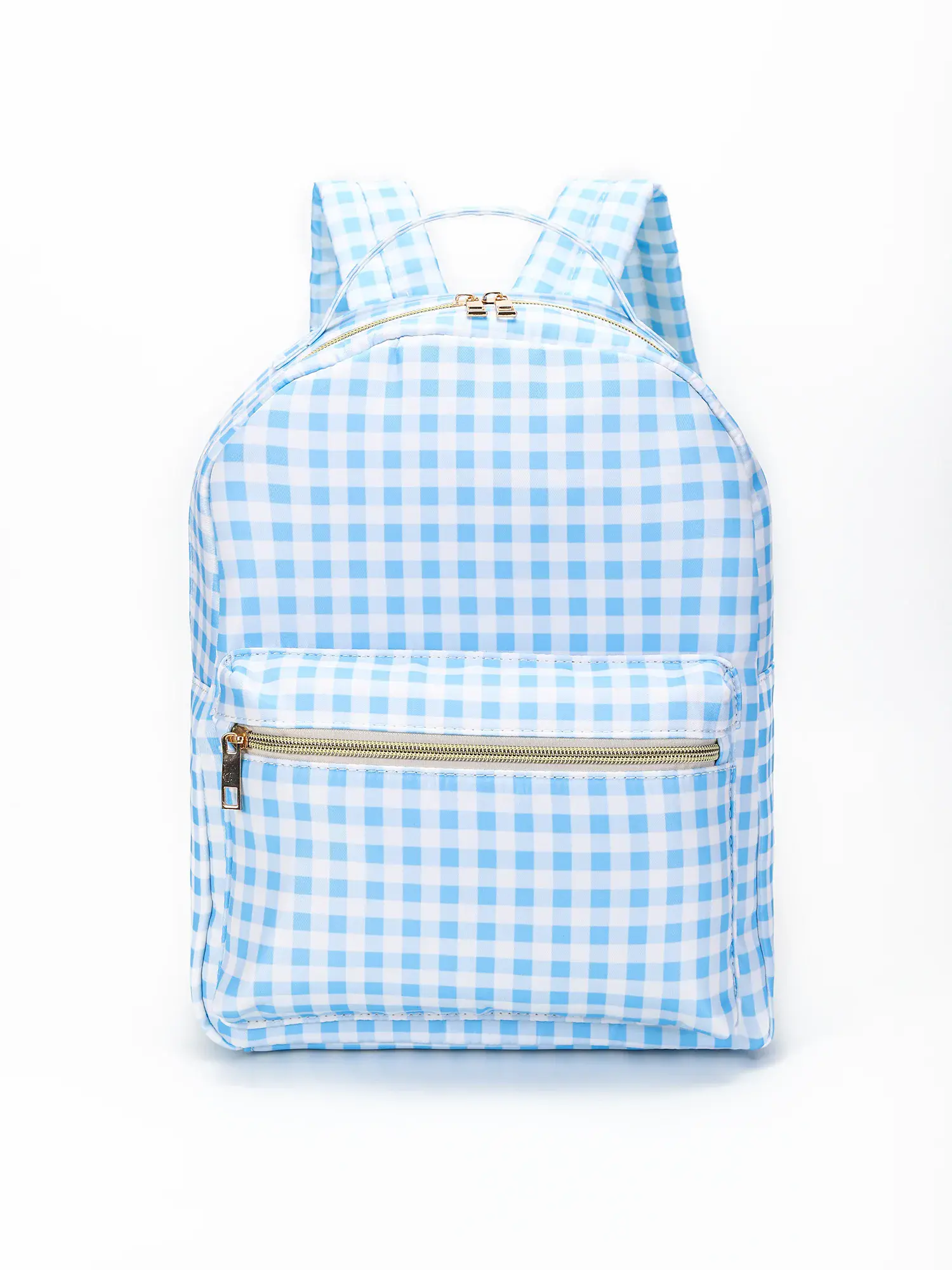 Kids' Pink Plaid School Backpack, Stylish 17-Inch Bookbag with a Built-in Organizer for Back to School