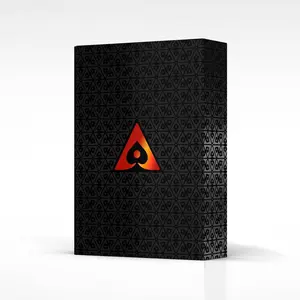 vanda ACES Red Playing Cards - Premium 4-Color Poker Deck with Waterproof Durability