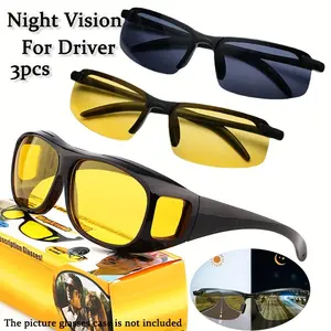 Safety Glasses Outdoor Cycling Motorcycle Frame Glasses Multifunctional Day Night Dual Use Night Vision Clip-on Goggles