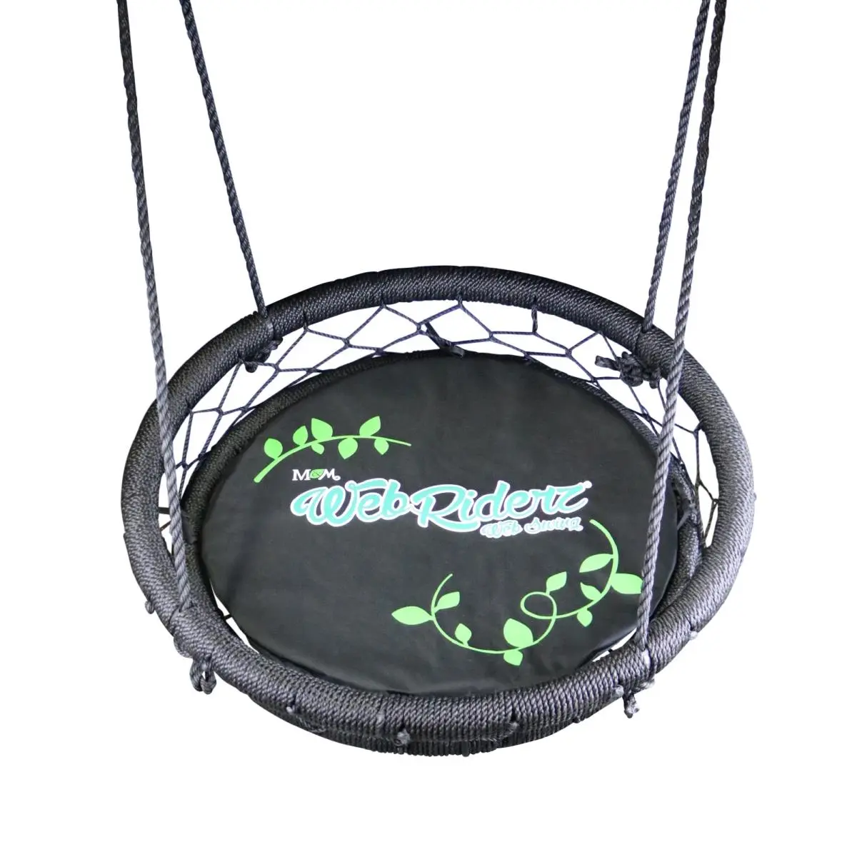 212 MAIN Web Riderz Dog Bucket Swing - Outdoor Dog Swing Set, Basket-Shape Pet Accessory, Multi-User Design, Pre-Assembled 39" Dia. Steel Frame, Durable Build