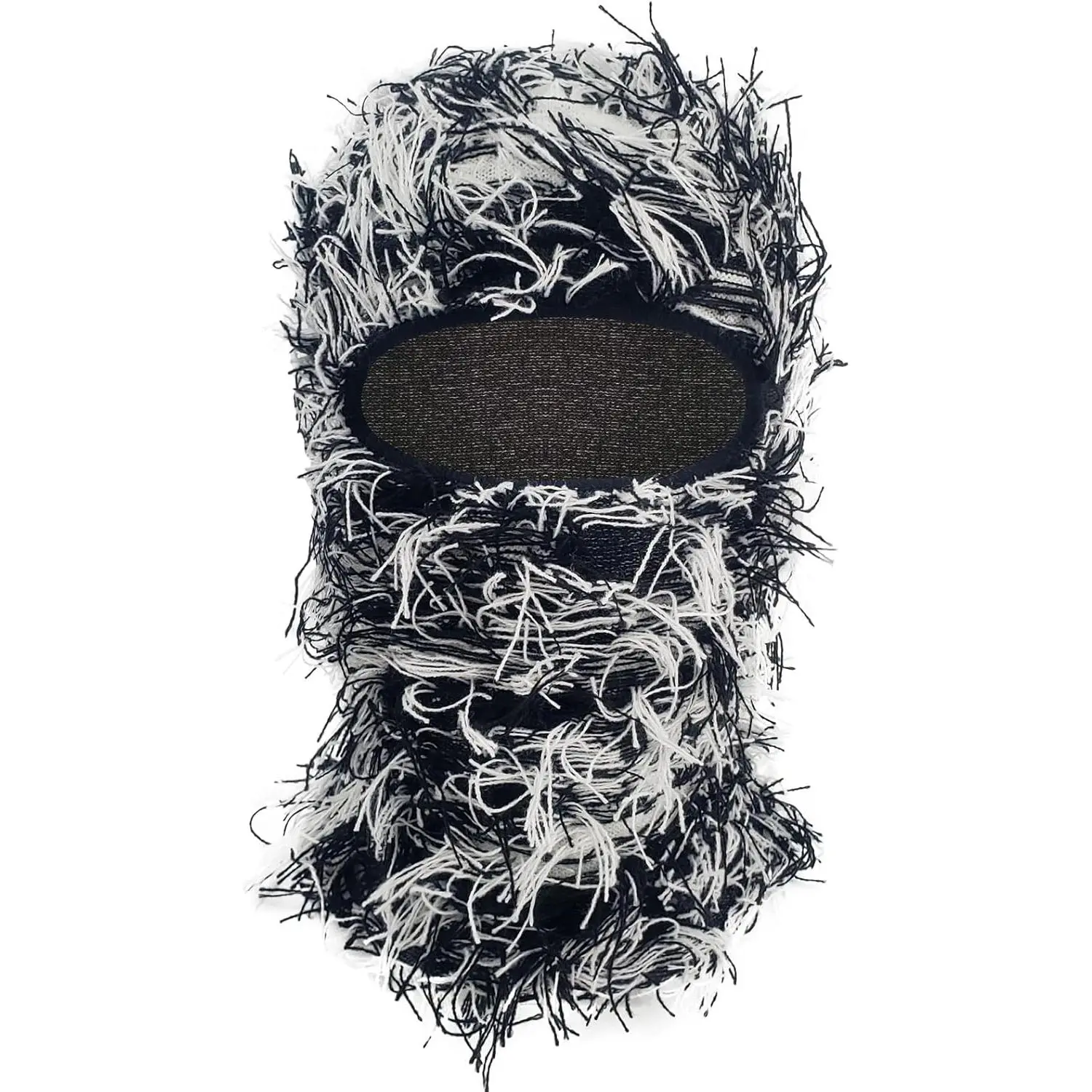 Distressed Balaclava Ski Mask, Knitted Full  Mask for Men/Women
