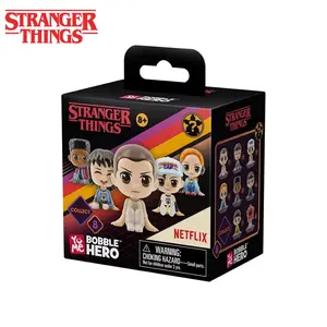 Netflix Officially Licensed Stranger Things Bobble Hero Blind Box, Mystery Box with Eleven Mike Dustin Will Lucas Max Figures, Desktop Decor, Birthday Gift