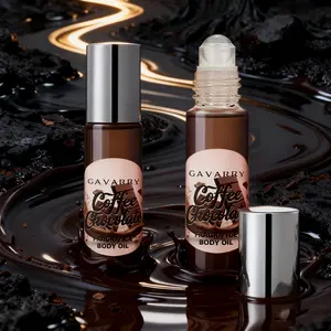 Caramel Chocolate Women's Perfume 10ML Rollerball Bottle, Floral Fruity Scent, Chocolate, Caramel, Cocoa Fruit, Long-Lasting Fragrance, Caramel Perfumes