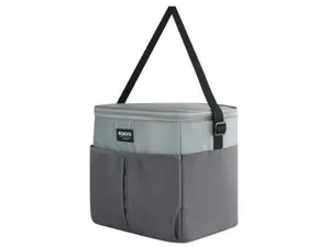 IGLOO Hard Line Hard Plastic Insulated Portable Cooler Pack of 2 - Grey, Leakproof Lunch Cooler, Lightweight Insulated Pack, Adjustable Strap, Front Pocket, Removable Liner, Universal Can Cooler for Outdoor Sports, Camping