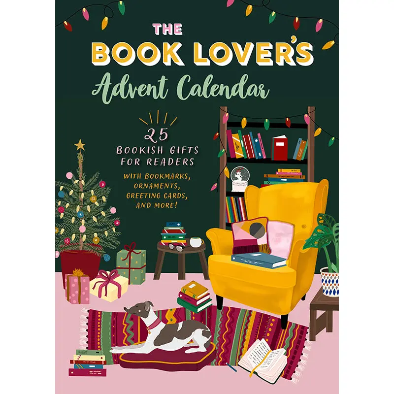 The Book Lover's Advent Calendar, Office Stationery for Book Lovers, with Bookish Gift Tags, Magnetic Page Clip Bookmark, Readerly Ornaments for Holiday Tradition