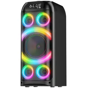 BOHINI T77 Powerful 160W Bluetooth Speaker with Deep Bass & LED Lights | Portable Boombox for Parties & Outdoor Fun
