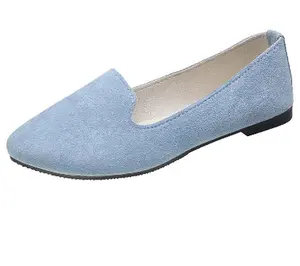 Nest Foot Trendy Women's Solid Color Flats: Comfortable Soft-Sole Pointed Toe Slip-Ons, Perfect for Commuting & Daily Wear