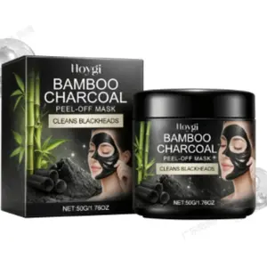 50g Bamboo Charcoal Mask - Deeply Cleanses, Moisturizes, Hydrating, Easy To Use, Non-irritating Formula, Hypoallergenic, Suitable for All Skin Types, Skincare Mask, Natural Ingredient Mask, Moisturizing Mask.