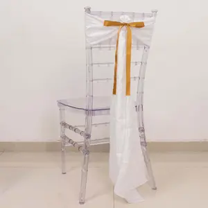 100 Yards 7/8" Gold Single Face Decorative Satin Ribbon