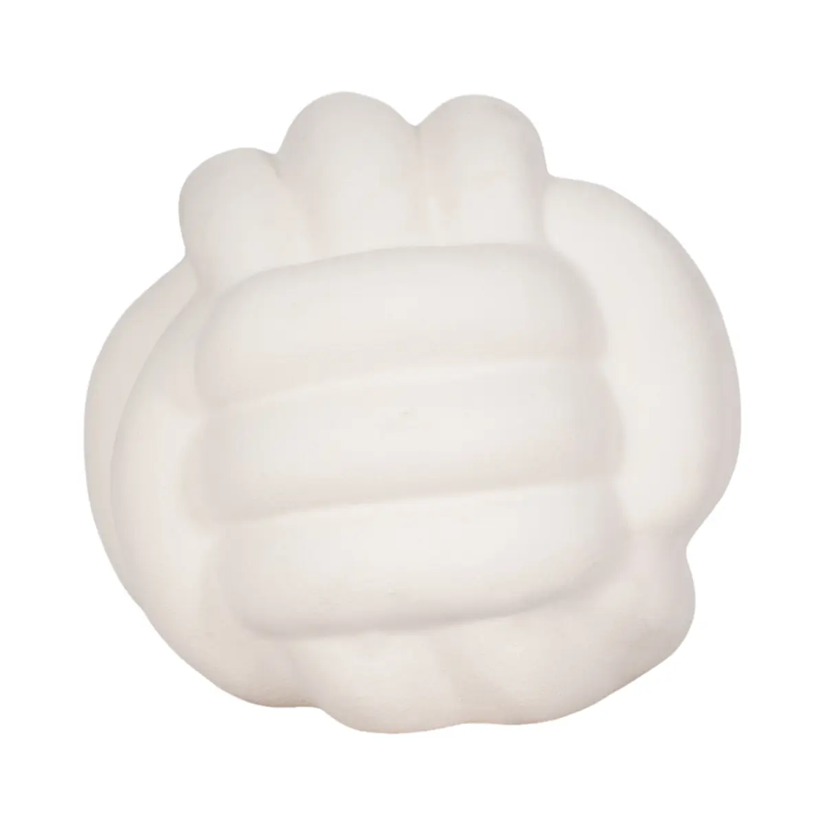 212 MAIN 7 in. White Rough-Texture Knot Orb Hangable Ornament, Home Decor Ornaments, Indoor Home Supplies, Wall Decor Accessory, Transforms Wall into Work of Art