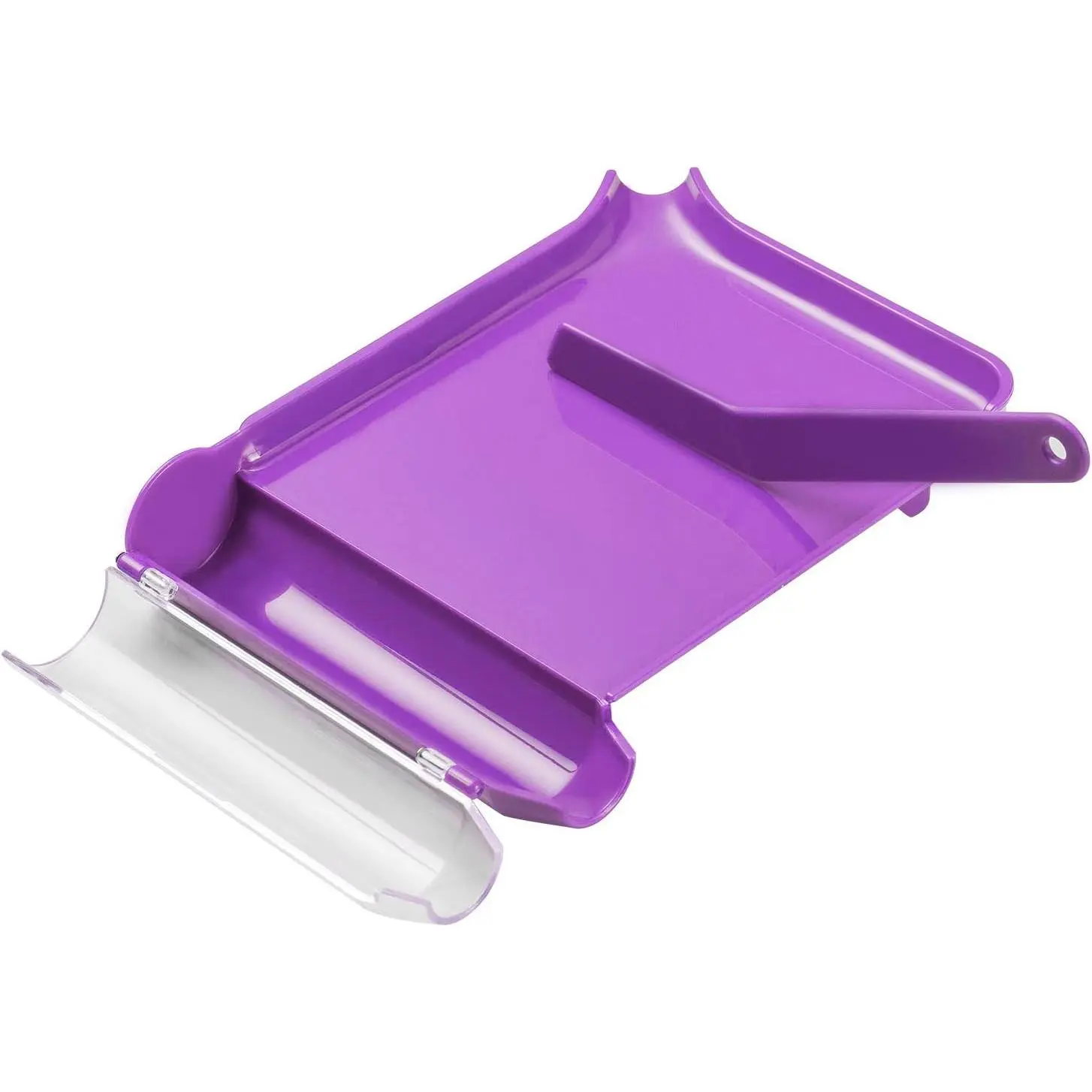 Medarchitect Right Hand Pill Counting Tray with Spatula (Purple)-Sanitary Medication Counter Dispenser for Pharmacists, Pharmacy Techs & Nursing Students