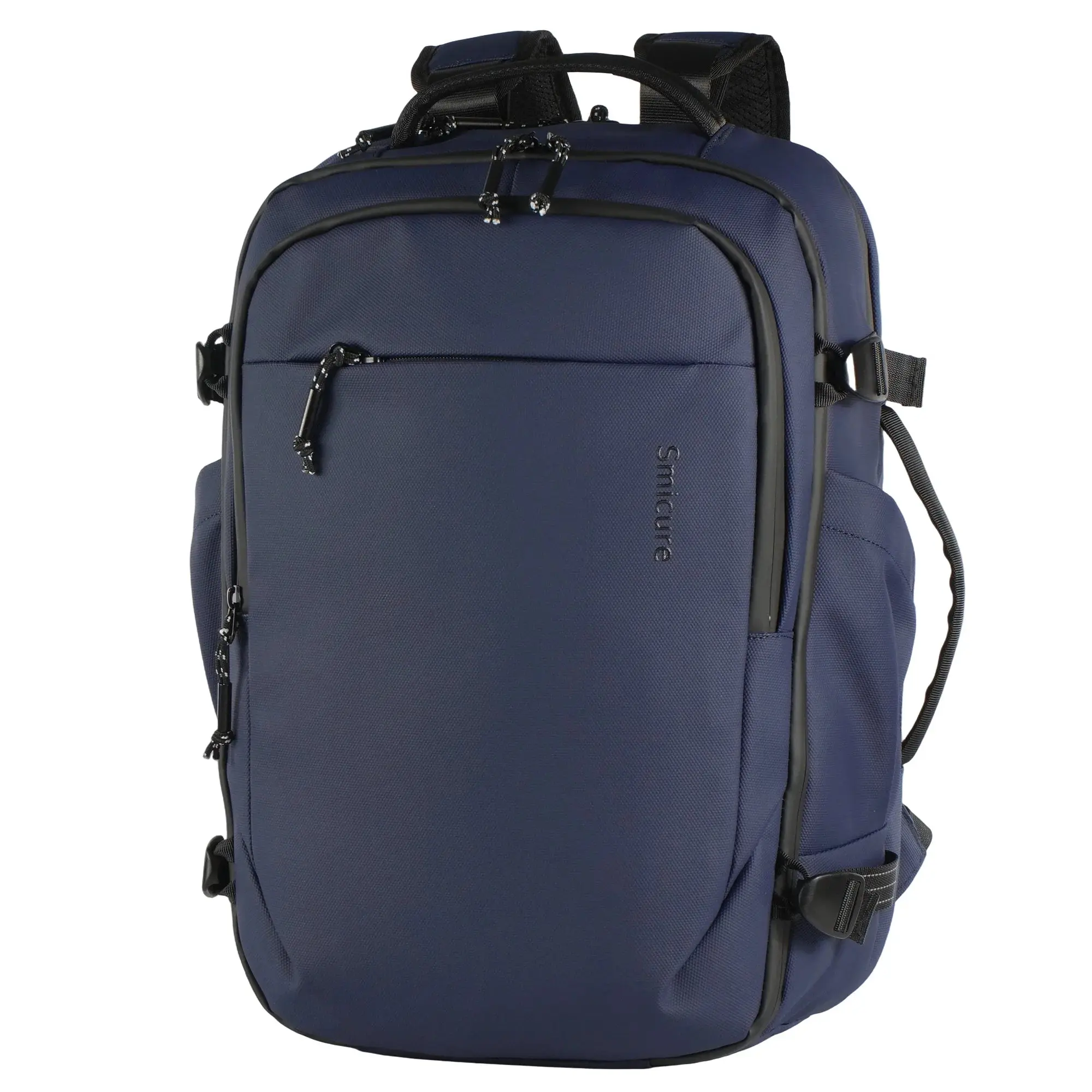 18" Travel Carry-On Backpack – Anti-Theft Slim Laptop Business Bag in Blue