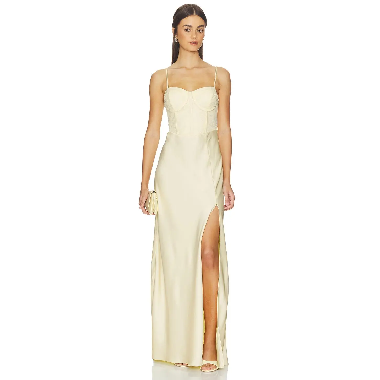 ASTR the Label x REVOLVE Zinnia Gown in Butter Yellow