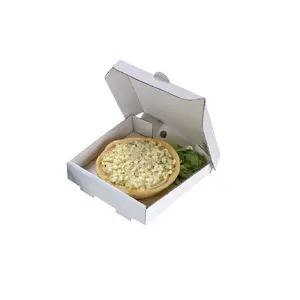212 MAIN Mini Greaseproof Cardboard Pizza Box, 500 pcs Pack, Microwave Safe for Takeout Use