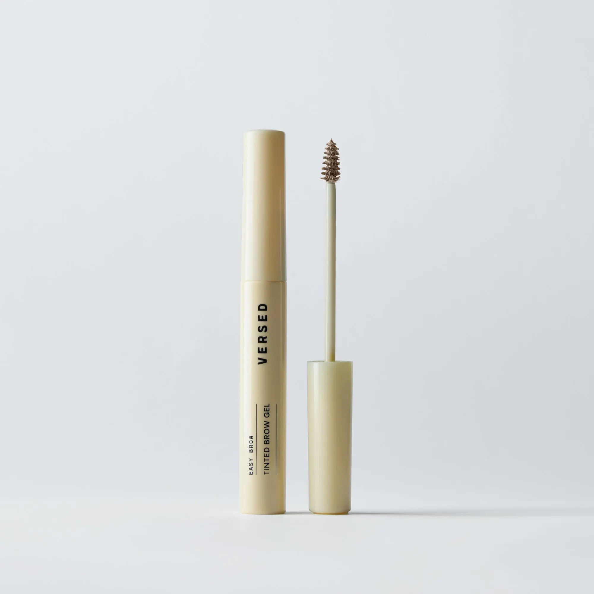 Versed Easy Brow Tinted Brow Gel – Lightweight Buildable Brow Gel with Brush Tip Applicator – Natural-Finish Eyebrow Enhancer for Defined, Groomed Brows