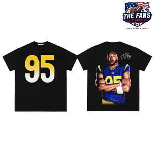Myles Garrett 95 Acid Washed Unisex Oversized Cotton T-Shirt Hoodie, The Rams T-Shirt Hoodie, The Dinosaur Shirt The Fan's Kit, Sunday Football Outfit, Football Kit , Football Graphic Tee, Vintage Football Shirt, Game Day Hoodie T Shirt
