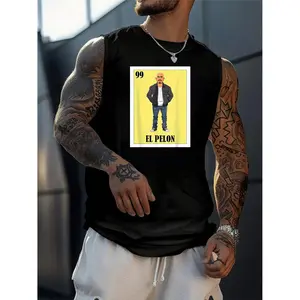 humorous el pelon vests men s graphic tee
