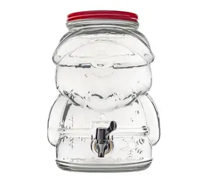 10 Strawberry Street Glass Santa Drink Dispenser