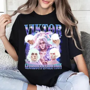 Viktor Arcane Glorious Ovulation Shirt, TV Series Unisex T-Shirt, Arcane Merch, Graphic Tee Y2K 90s Retro Celebrity Crush Movies Bootleg Tee