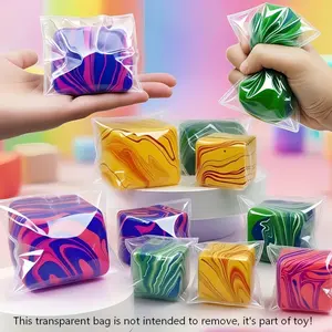 Ringed Squishy Toy, Sensory Toy, Spinning Squeeze Toy - Taba, Squishy Toy for Kids, Soft Touch, Hand Exercise - Durable TPR Material, 3 Sizes Available: Small, Medium, Large - Soothing Fidget Spinner, Soft Texture, Swinging Design - Party Gift