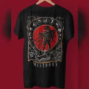 Mistborn By Brandon Sanderson Shirt High Fantasy Shirt Gift For Fan Booktok Lightweight Cotton Tee