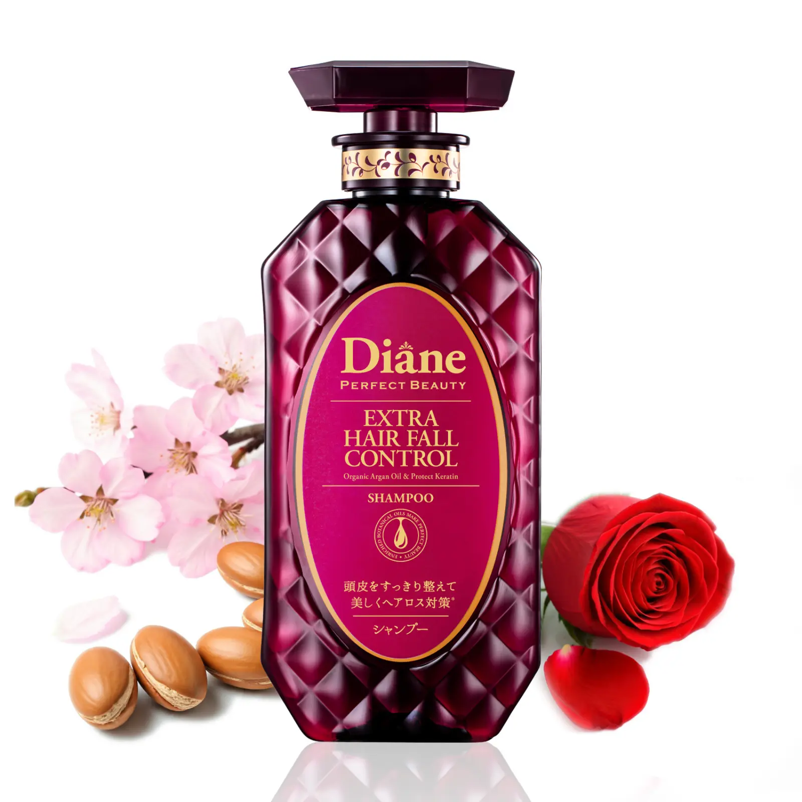 Moist Diane Perfect Beauty Hair Fall Control Shampoo | Strengthening & Volumizing Care for Thinning, Dry & Itchy Scalp | Official Partner