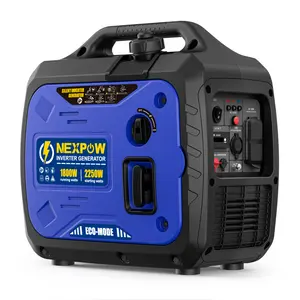 2250W Portable Inverter Generator, Gasoline Power Quiet Lightweight for Backup Home & Camping, Eco-Mode Feature, Parallel Capability, EPA Compliant