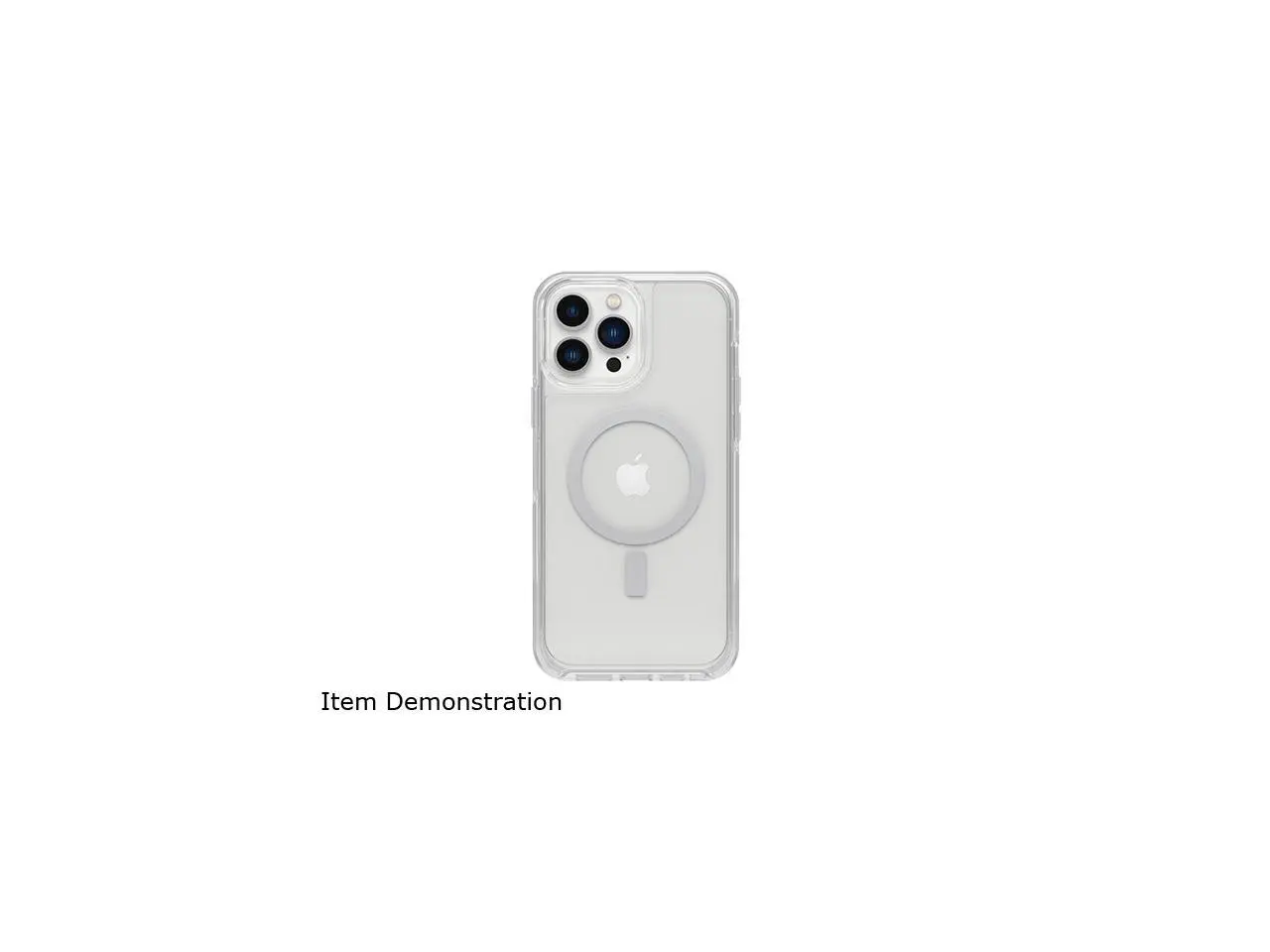 OtterBox Symmetry Series+ Clear Antimicrobial Case for MagSafe Clear Case for iPhone 13 Pro Max 77-83662