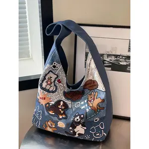 Women’s Animal Print Tote Bag, Large Capacity Shoulder Bag, Aesthetic Casual Handbag for College, Work and Travel, Cute Everyday Carry Tote with Spacious Interior, Lightweight Fashion Shopper Bag for All Seasons