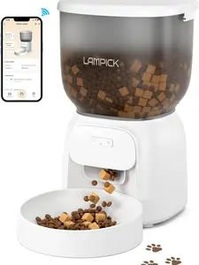 Smart WiFi Automatic Pet Feeder – App-Controlled Scheduled Meals, Real-Time Feeding Stats, Child Lock & Desiccant Compartment, Perfect for Remote Pet Care & Consistent Feeding Routines