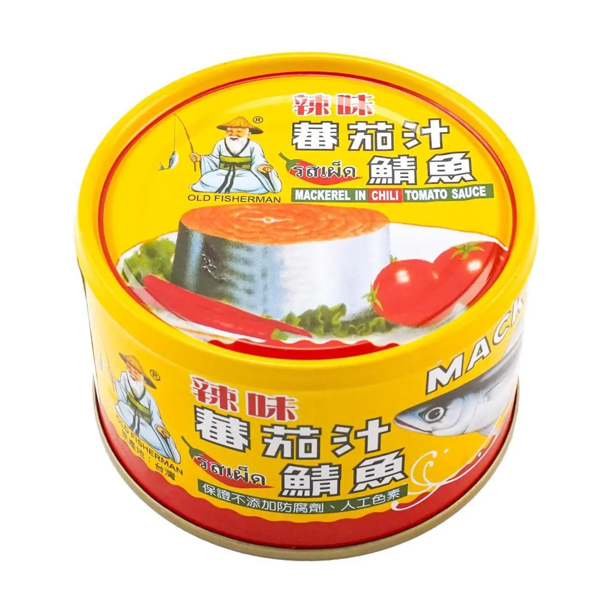 TONGYENG Taiwan Spicy Tomato Mackerel Can 230g - Ready to Eat, Savory Seafood Snack