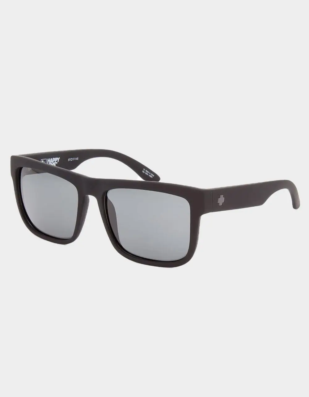 SPY  Mens Happy Lens Discord Sunglasses, Matte Black, ONESZ
