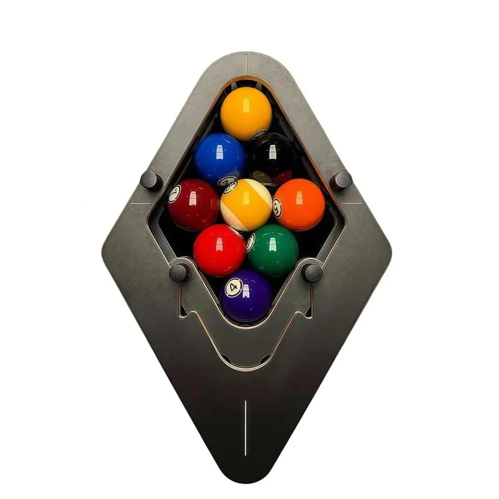 Professional Billiard Rack System, Eliminate Gaps, Ball Positioning, Ball Size, Precision Solid Wood 9 Ball Triangle Rack, Adjustable Billiard Accessories