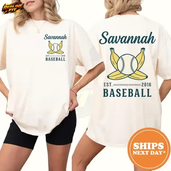 Savannah Banana Tee, Banana Baseball Fan Shirt, For Men For Women shirt, Y2K Women Men Graphic Tee