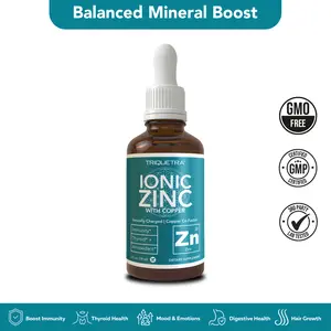 Ionic Zinc Plus Copper Liquid Concentrate | 240 Servings – Vegan, Supports Immunity, Brain & Thyroid – 2 oz. Supplement Essential Ionic Zinc Plus Copper Liquid Concentrate | 240 Servings – Vegan, Supports Immunity, Brain & Thyroid – 2 oz. Supplement Essential