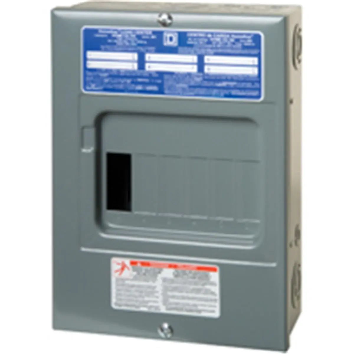 Square D By Schneider Electric HOM612L100SCP 100A Main Lug Indoor Loadcenter, Panel, Indoor Use