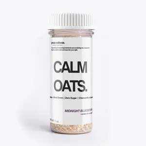 Presta Wellness Single Serving Instant Oats - Calm Oats - Chamomile Infused - Wind Down - Ready in 5 minutes