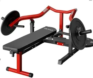 Bench Press Machine, 3-in-1 Chest Press Machine, with Independent Converging Arms, Adjustable Flat/Incline/Decline Bench for Home Gym, Chest, AB Workouts, Shoulder Training