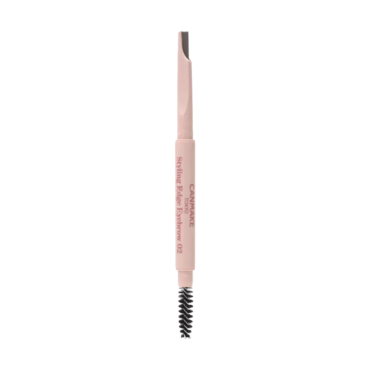 CANMAKE Japan Auto Eyebrow Pencil #02 Ash Brown - Waterproof, Smudge-Proof, Natural Root-Like Definition for Effortless Brows