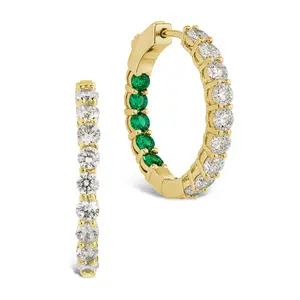 Karsyn Emerald Classic Hoops