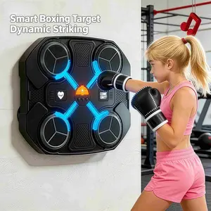 Smart Boxing Machine for Adults & Kids over 3 Years, Professional Training, Interactive Feedback, Home Fitness, Includes Punching Gloves & Charger, Boxing Set