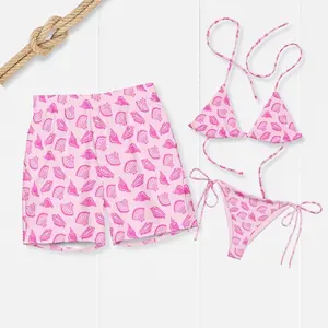 Ocean Soul Sea Shell Matching Swimsuits, Romantic Saltwater Couples Beachwear, His and Hers Sandy Toes Honeymoon Set