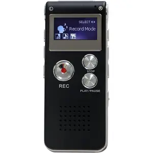 Voice Recorder 16GB Capacity Voice Activated Recording Device Digital Voice Recorder for Lectures, Meetings, Interviews Audio Recorder with USB Rechargeable WAV/MP3 Tape Recorder (16GB)