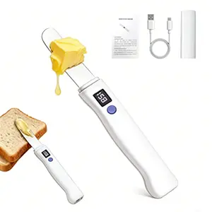 Electric Heating Butter Slicer, Heating Blade, 304 Stainless Steel Butter Knife, Bread and Toast Spreading Knife, Cream Knife, Western Cuisine Cheese Knife