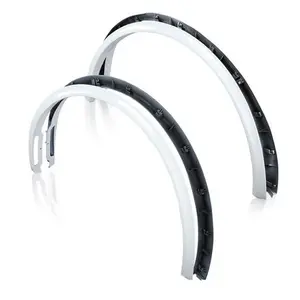 Fit For 2020-2024 Tesla Model Y White Wheel Molding Wide Body Fender Flares 4pcs