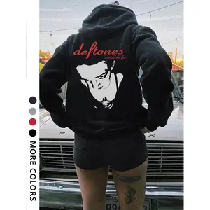 Hoodie, Album Cover Music, Long Sleeve Classic Hoodie, Casual Fit Style, Patterned Print Hoodie GARMENTARY