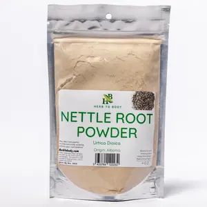 Herb To Body Nettle Root Powder | Urtica Dioica | Wildcrafted | 4oz Flavor Spice